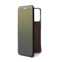 Чохол-книжка для смартфона (фліп-чохол) NoNaMe Premium Leather Case Black чорний