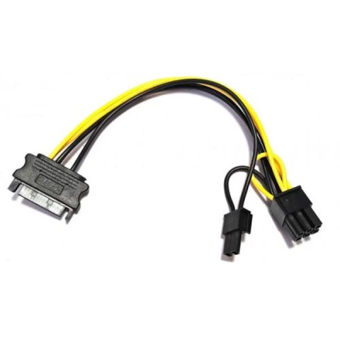 Перехідник живлення CHiNa S0707 для відеокарти, 6+2-pin VGA — SATA