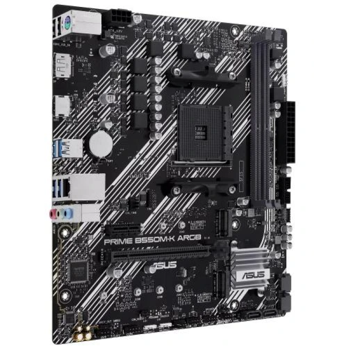 Материнська плата Asus PRIME B550M-K ARGB для ПК, MicroATX