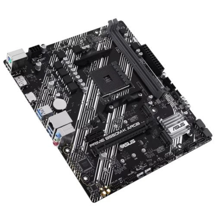 Материнська плата Asus PRIME B550M-K ARGB для ПК, MicroATX