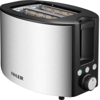 Тостер (тостерниця) Edler EDTS-2572 750 Вт, Inox/Black, 2 тости