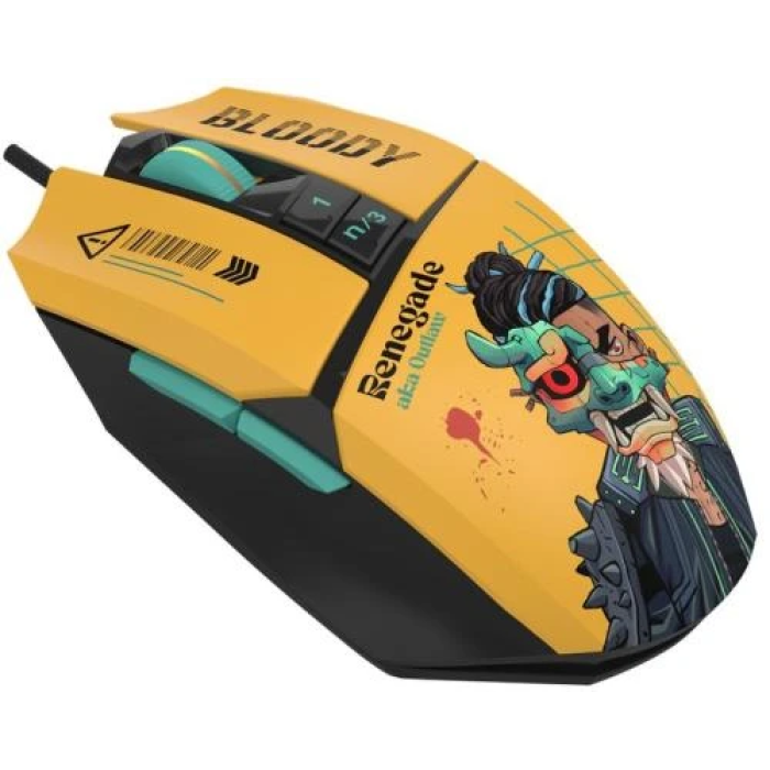 Ігрова миша A4Tech W63 Max Sunset із чутливістю 100–12 000 dpi