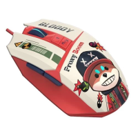 Ігрова миша (комп’ютерна мишка) A4Tech W63 Max Proxy Boom 12 000 dpi, White/Red