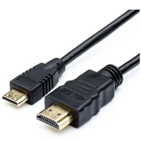 Кабель HDMI (відеокабель) Atcom V1.4 3 м, HDMI–mini HDMI, чорний