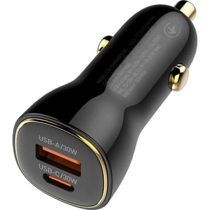 Автомобільна зарядка ColorWay на 60 Вт з USB-C та USB-A