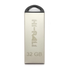 Флеш накопичувач USB 32Gb Hi-Rali Fit, Silver, USB 2.0 (HI-32GBFITSL)