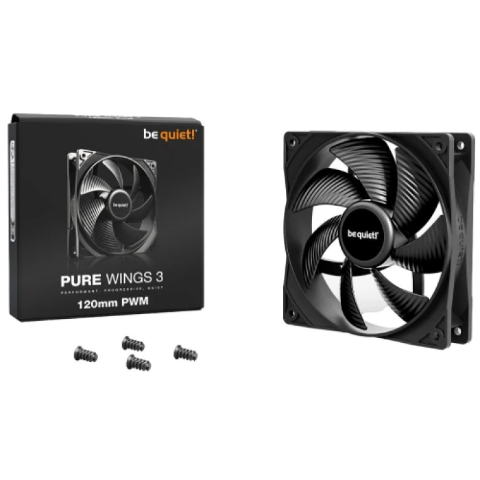 Корпусний вентилятор be quiet! Pure Wings 3 120 мм із PWM