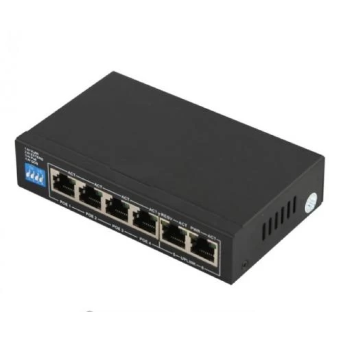 PoE комутатор FoxGate S6004-E2-AI POE 60 Вт