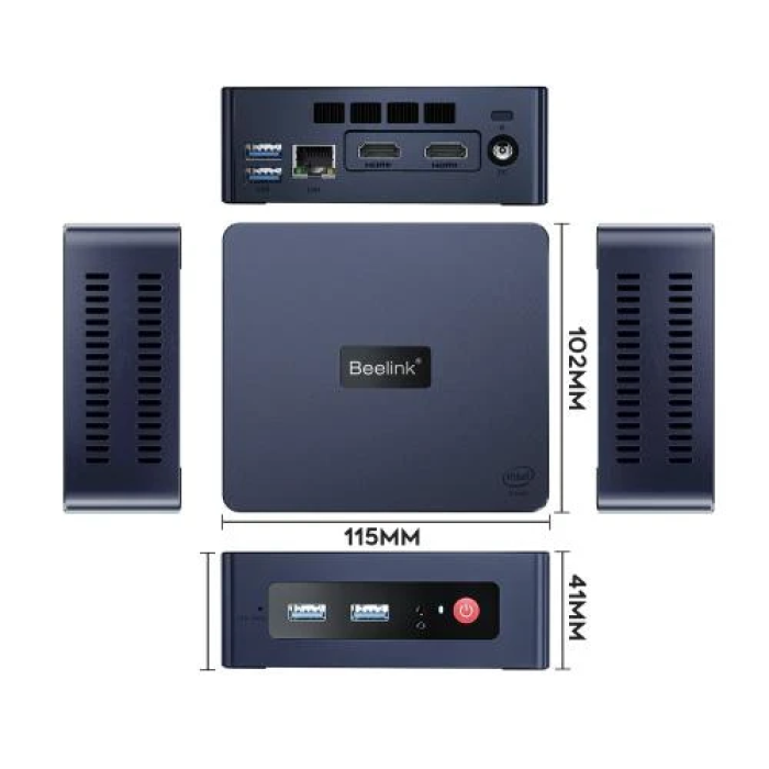 Міні-ПК Beelink MINI S з 8 ГБ пам’яті та SSD 256 ГБ