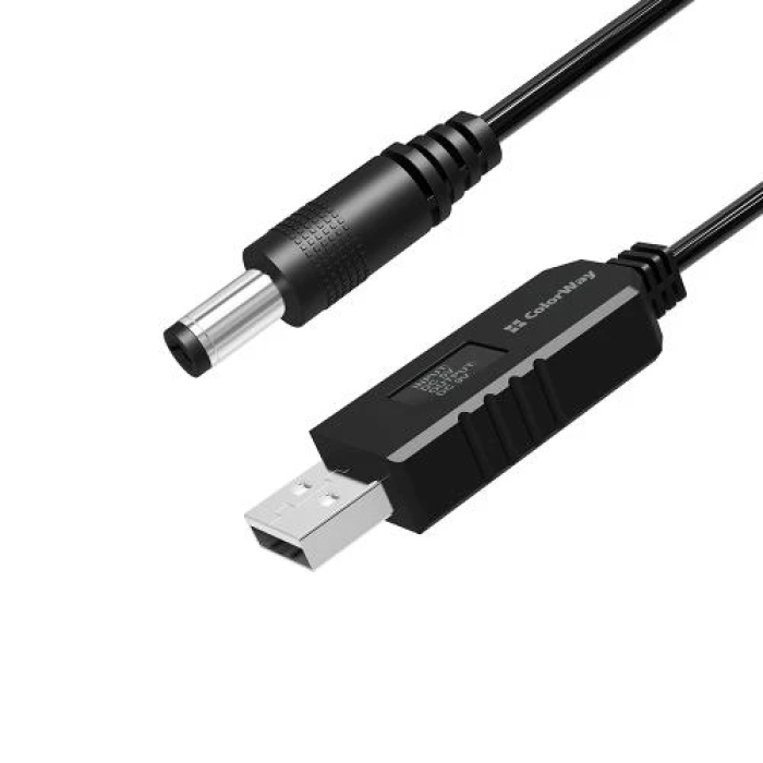 Кабель живлення USB-DC ColorWay на 9 В, 1 м