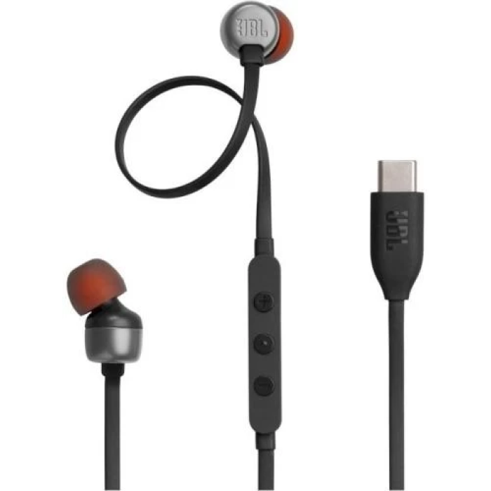 Дротові вакуумні навушники JBL Tune 310C USB-C з мікрофоном