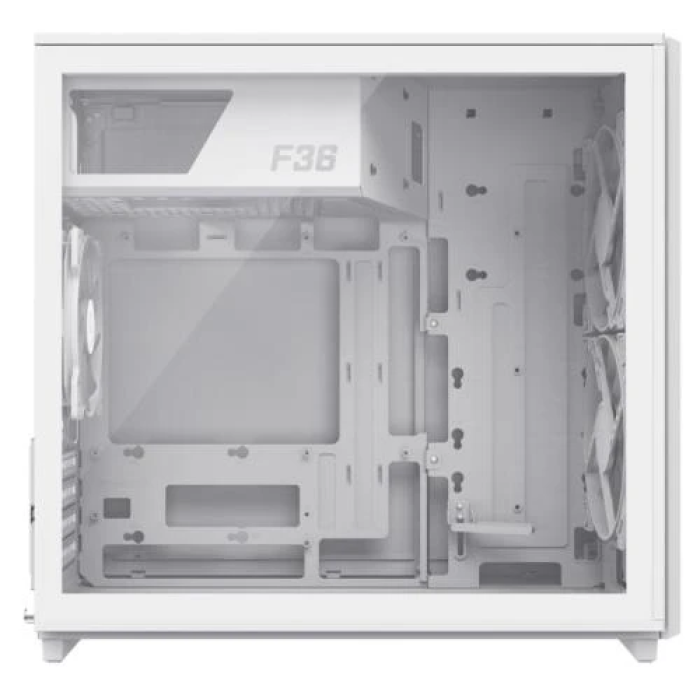 Білий корпус GameMax F36 White Mini Tower для Micro ATX та Mini ITX