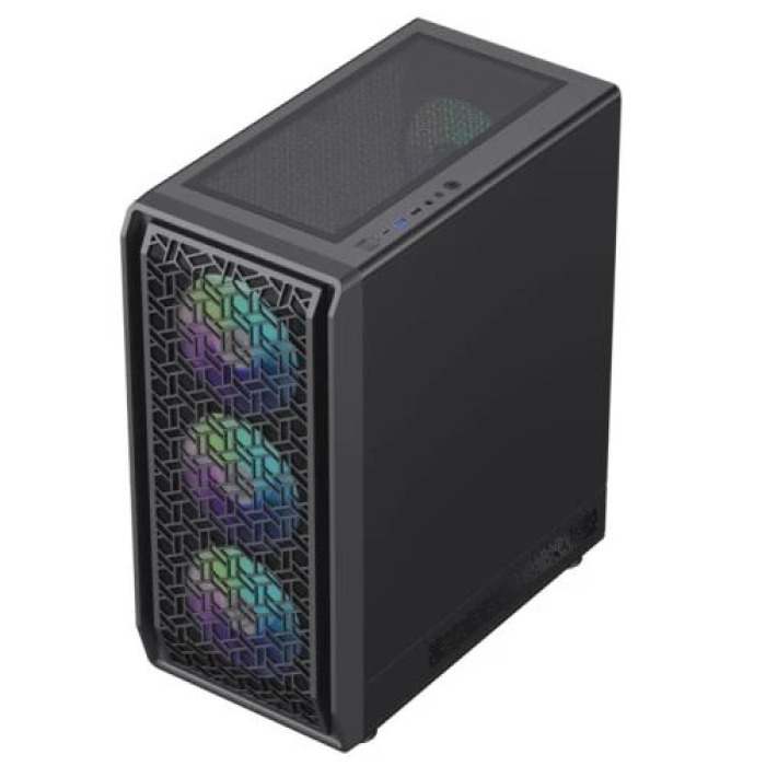 Корпус GameMax Forge MB чорний з 4 ARGB вентиляторами