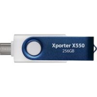 Флешка USB Type-C (USB-накопичувач) Patriot Xporter X550 256 ГБ, до 80 МБ/с
