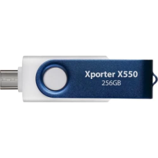 Флешка USB Type-C (USB-накопичувач) Patriot Xporter X550 256 ГБ, до 80 МБ/с