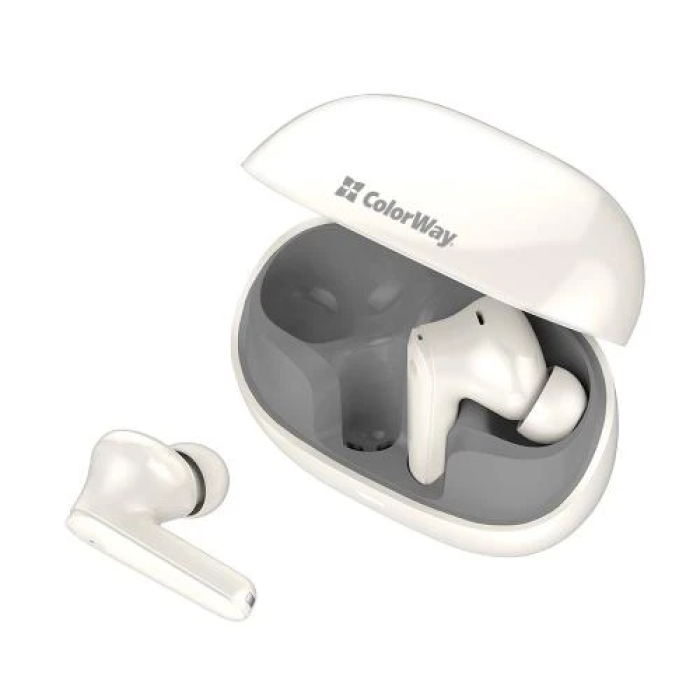 Бежеві бездротові навушники ColorWay Earbuds TWS 1