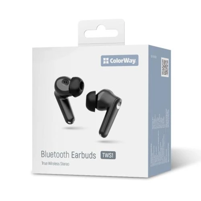 Бездротові TWS-навушники ColorWay Earbuds TWS 1 Black