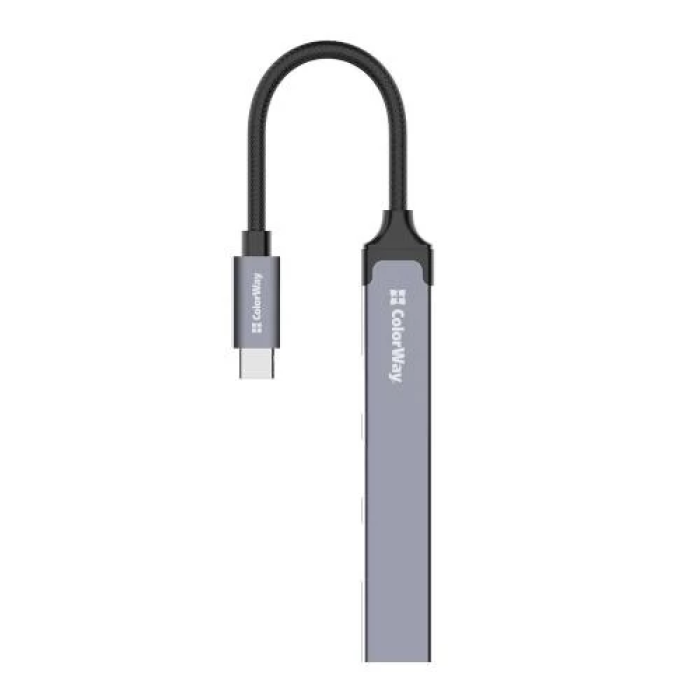 USB-хаб ColorWay CW-HUB04 із портами USB 3.0 та USB 2.0