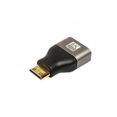 Перехідник miniHDMI (адаптер) Cablexpert AP-HDMI8K-FC чорний, HDMI 2.1, 8K