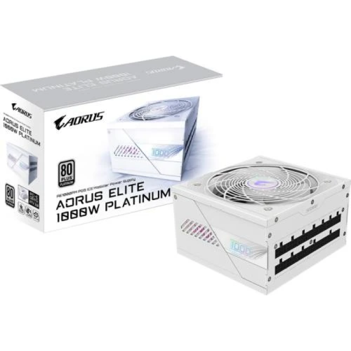 Блок живлення Gigabyte AORUS ELITE P1000W на 1000 Вт, білий