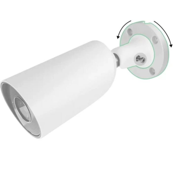 IP-камера Ajax BulletCam 5 Мп у білому корпусі