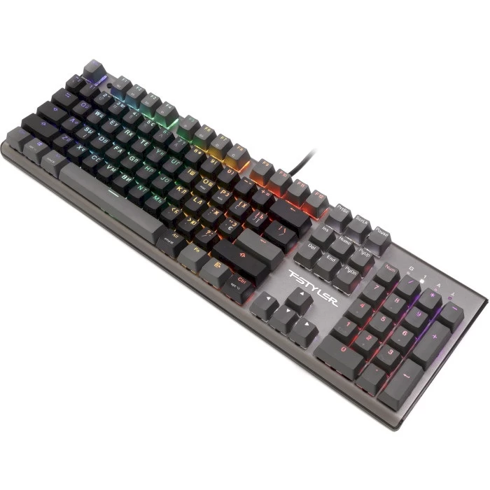 Механічна ігрова клавіатура A4Tech FS100 Stone Black з RGB