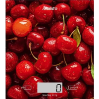 Кухонні ваги (електронні ваги) Ardesto SCK-893CHERRY до 5 кг