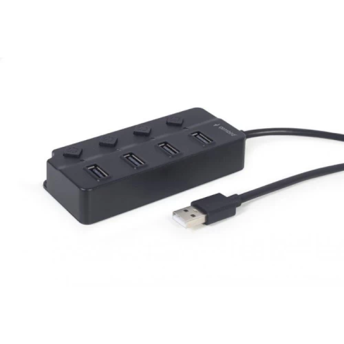 USB-хаб Gembird UHB-U2P4P-01 на 4 порти USB 2.0