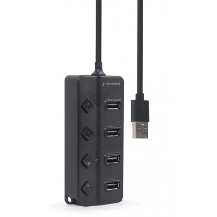 USB-хаб Gembird UHB-U2P4P-01 на 4 порти USB 2.0