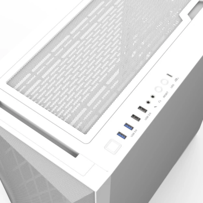 Білий корпус Zalman Z9 Iceberg MS Mid Tower з 4 ARGB-вентиляторами