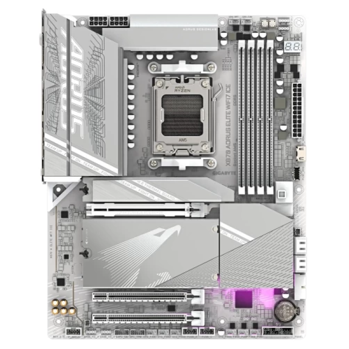 Gigabyte X870 AORUS ELITE WIFI7 ICE — материнська плата AM5 ATX