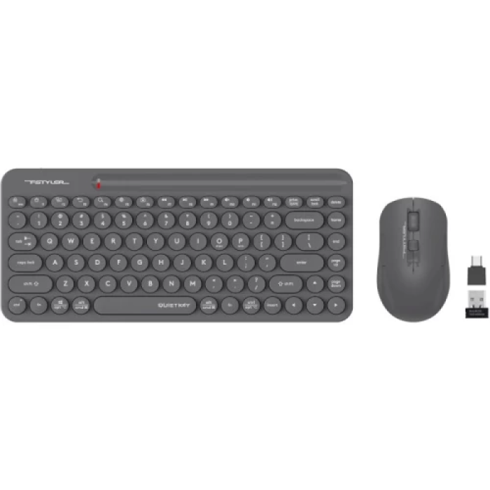 Бездротовий ігровий комплект A4Tech Fstyler FG3200 Air2 сірого кольору