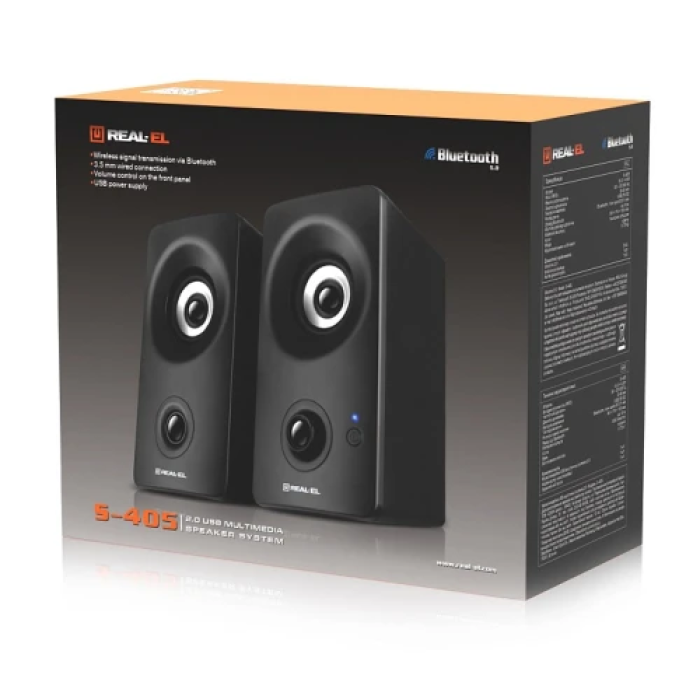 Комп'ютерна акустика REAL-EL S-405 з Bluetooth та USB