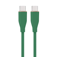Кабель Type-C — Type-C (USB-C кабель) Cablexpert 1,5 м, 60 Вт, зелений