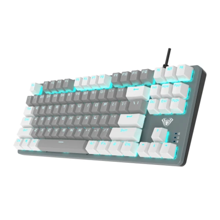 Ігрова механічна клавіатура Aula F3287 KRGD Blue на 87 клавіш