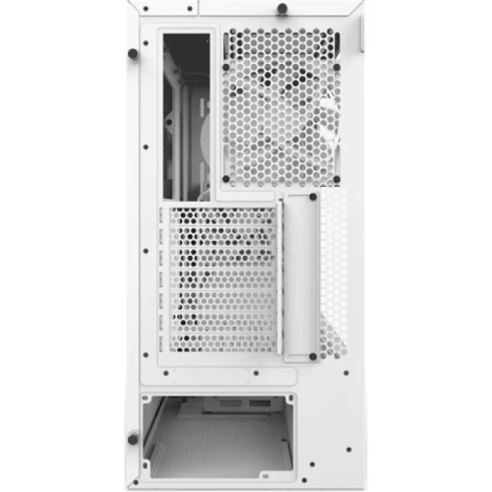 Білий корпус NZXT H5 Flow Midi Tower із двома вентиляторами