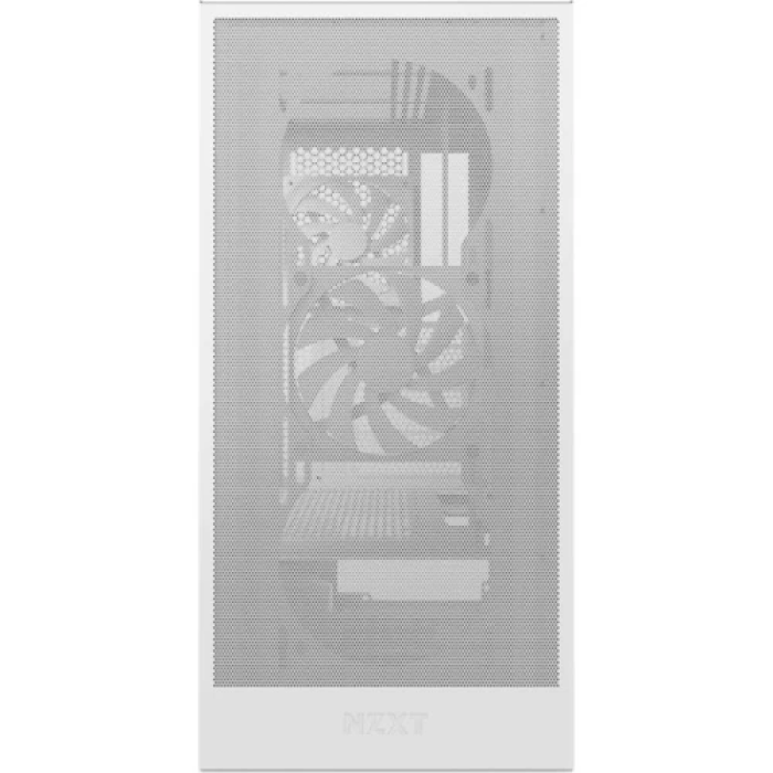 Білий корпус NZXT H5 Flow Midi Tower із двома вентиляторами