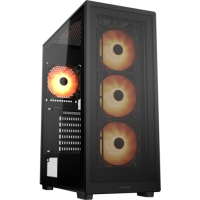 Корпус (комп'ютерний корпус) Cougar MX220 RGB чорний, Mid Tower, 4 вентилятори