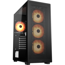 Корпус (комп'ютерний корпус) Cougar MX220 RGB чорний, Mid Tower, 4 вентилятори