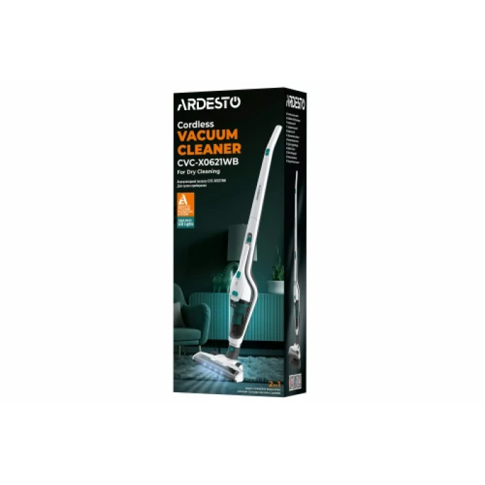 Акумуляторний пилосос Ardesto CVC-X0621WB для сухого прибирання