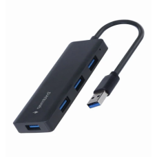 Хаб USB (USB-концентратор) Gembird UHB-U3P4-03 4 порти USB 3.1, кабель 12 см