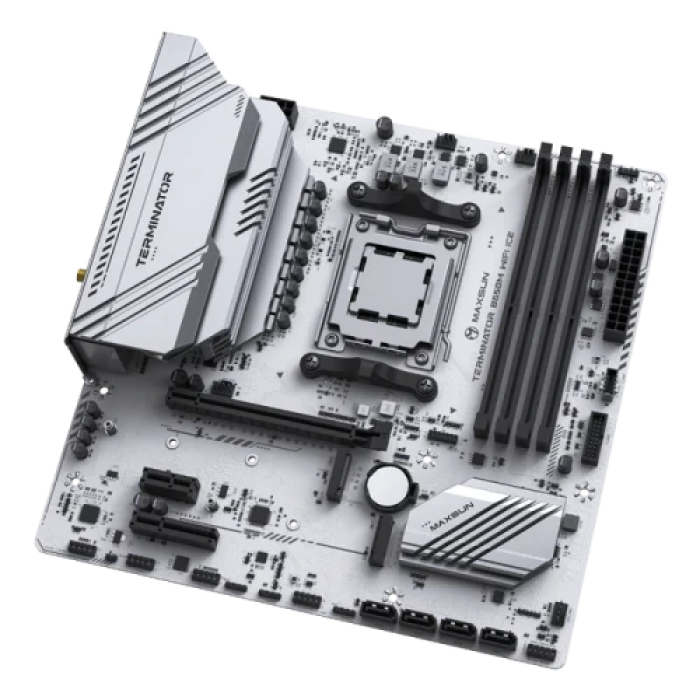 Материнська плата Maxsun Terminator B650M WIFI ICE для AM5