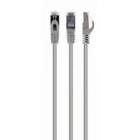 Патч-корд (мережевий кабель) Cablexpert Cat.6a 25 м, сірий