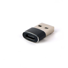 Перехідник USB Type-C (адаптер роз’ємів) Cablexpert A-USB2-AMCF-02, чорний