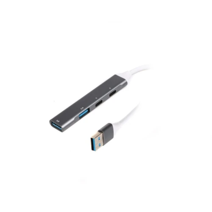 USB-хаб Maxxter HU3A-4P-03 із портами Type-C та USB 3.0