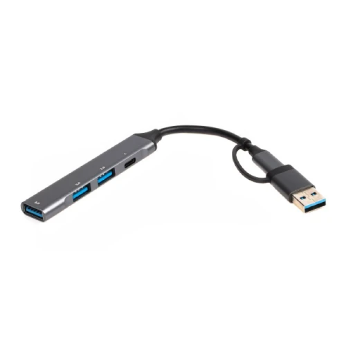 USB-хаб Maxxter з Type-C та трьома USB-портами