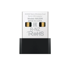 Мережевий адаптер (Wi‑Fi адаптер) Mercusys MA20N USB Wi‑Fi 5, Nano, 433/200 Мбіт/с