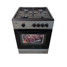 Газова плита (кухонна плита) Castle CG-50G Grey 4 конфорки, 50×60×86,5 см