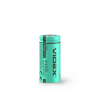 Акумулятор 18350 (Літій-іонний акумулятор) Videx 1100 mAh 3.7 V без захисту