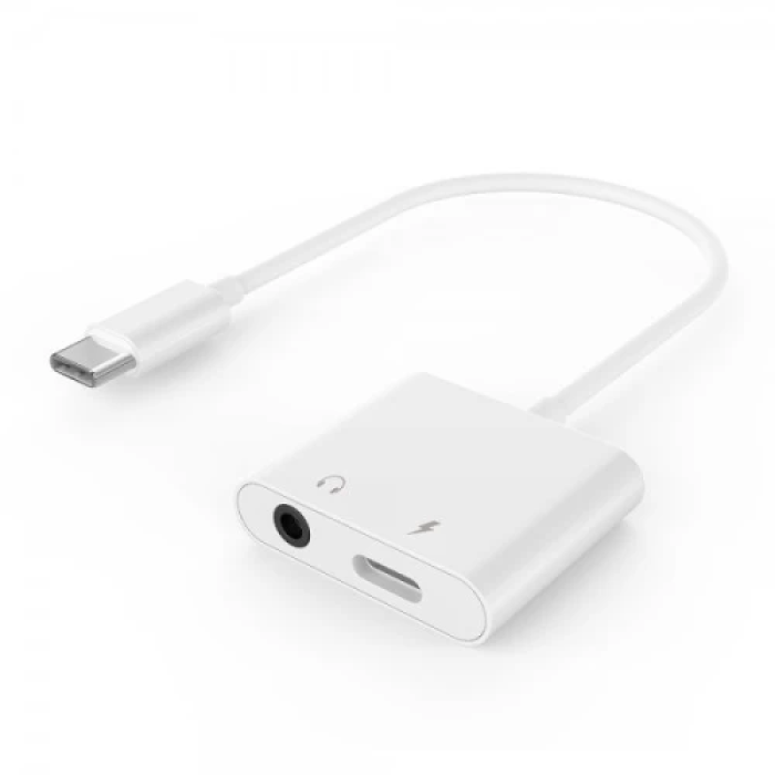 Аудіокабель-перехідник Cablexpert Type-C на 3,5 мм, 15 см